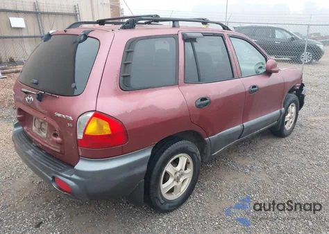 2002 Hyundai Santa Fe Gls/Lx from USA, damaged, VIN KM8SC13D32U266852